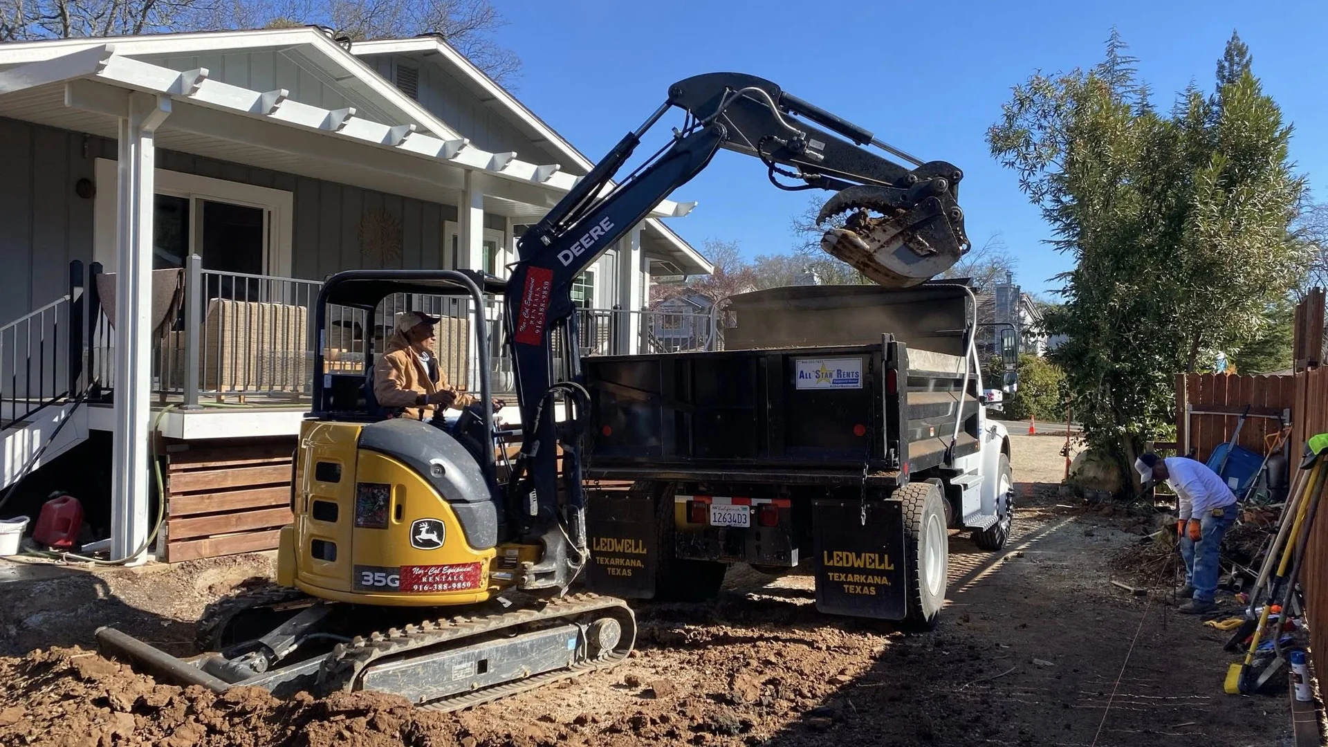 Professional excavation services in Folsom California - residential and commercial site preparation